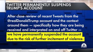 Twitter suspends President Donald Trump permanently