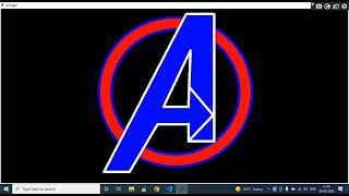 Avengers Logo Using Python || How to make AVENGERS LOGO by using Python || THE PROGRAMMING ERA ||