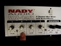 Nady Channel Microphone Mixer (MM14FX4) Quick Preview | Sonic Brilliance! 🎵🎤