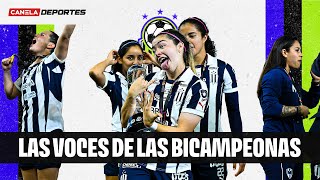 KATTY MARTÍNEZ Y REBECA BERNAL lideran las voces de las RAYADAS BICAMPEONAS | FutFem ¡Y ya!