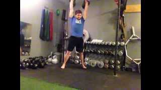 Double 28kg Kettlebell Snatch, Personal Trainer, Austin, TX