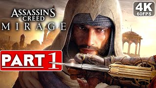 ASSASSIN'S CREED MIRAGE Gameplay Walkthrough Part 1  [4K 60FPS]