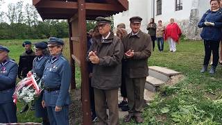 Podniesienie flagi i powitanie uczestników obchodów 80 rocznicy agresji sowietów na Polskę w Sejnach