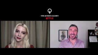 #Interview with Anya Taylor-Joy. She's perfect in "The Queen's Gambit" on Netflix