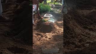 Hindu Burial Puja at the cemetry.