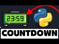 Python Countdown Timer Tutorial – Seconds & Minutes Input