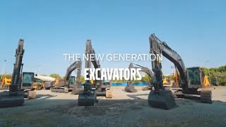 Walkaround of the new generation excavators for Asia.