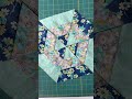 How to make hexagon quilt block with jelly roll fabric #shorts#quiltingtips #sewingtip