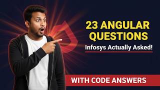 🔥 REAL Angular Developer Interview Questions from Infosys First Round — Answered with Code!