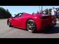 ferrari lamborghini maserati and alfa romeo revs and accelerations