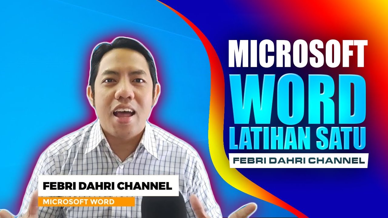 Tutorial Latihan Microsoft Word - YouTube