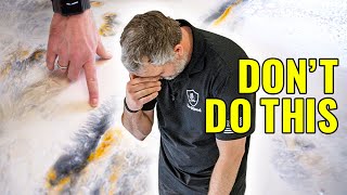 Epoxy Disaster! How To Fix Epoxy Flooring In An Entire House | Epoxy Floor Installation