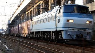 【山陽本線】JR貨物　EF66-118号機牽引　5056レ貨物列車