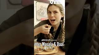 Foreigner Tries Paneer in India 🇮🇳❤️ – Love at First Bite !! #travel #india #subscribe #ytshorts