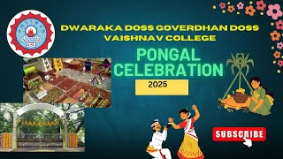 🎑PONGAL Celebration 🥳 in 📖DG Vaishnav College on 10th Jan 2025  🎦[ Exclusive video]