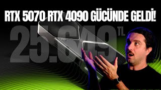 RTX 5000 SERİSİ ÇIKTI - 25.000 TL'lik RTX 5070, RTX 4090 gücüyle geldi!