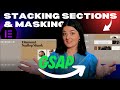 GSAP STACKING SECTIONS ON SCROLL -  Elementor WordPress Tutorial Flex Container