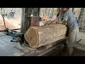 teak wood cutting process 80cm