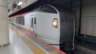 【ミュージックホーンあり】2038M E259系Ne005編成 Ne022編成 東京駅 発車シーン