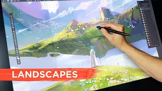 Top 5 Tips for Painting Environments & Landscapes!