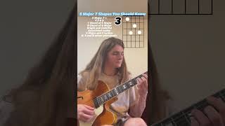 5 Major 7 Chord Shapes You Need To Know