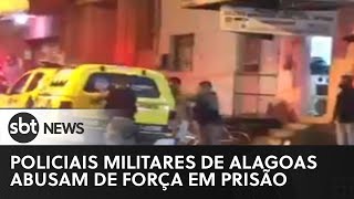 Policiais militares de Alagoas abusam da violência em abordagem | SBT News