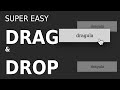 The Easiest JS Drag & Drop Library