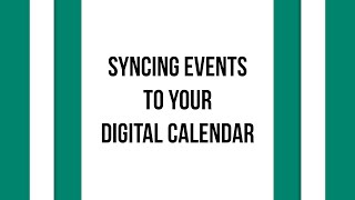 GameChanger - Syncing Events to Your Digital Calendar