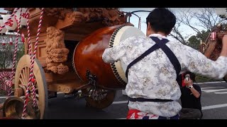 2024年　内母神社例大祭石取祭（七取石取祭）本楽　多度川堤防　その１