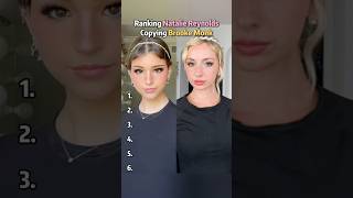 Ranking Natalie Reynolds Copying Brooke Monk(Newest) #Brookemonk #Natalie