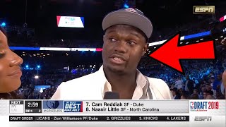 Zion Williamson CRIES after New Orleans Pelicans Draft Him 1st Overall 2019 NBA Draft