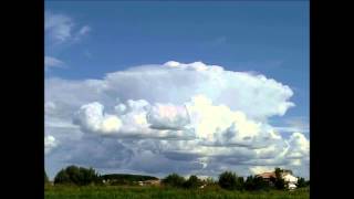 Cumulus congestus to cumulonimbus timelapse