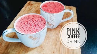 Pink Coffee Drink ~ Kamal’s Homely Recipes