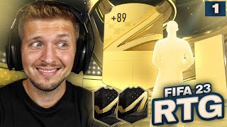 MY FIRST FIFA 23 PACKS!! (new RTG season)