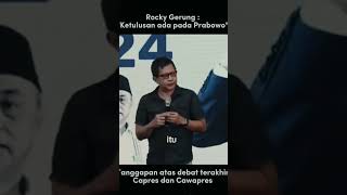 #WOW ROCKY GERUNG MENGATAKAN \