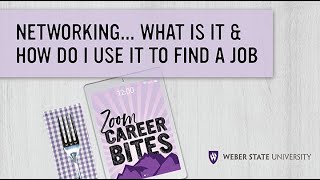 WSU Zoom Career Bites: Networking