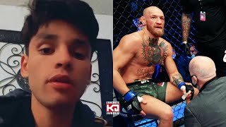 Ryan Garcia Reacts To Conor McGregor Getting Knocked Out By Dustin Poirier At UFC 257