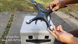 X35 GPS brushless Drone review and test