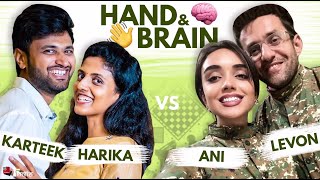 Aronian and Ani vs Harika and Karteek | Most fun hand and brain match!