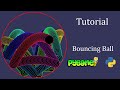 Bouncing ball inside a circle | Tutorial | Python, Pygame