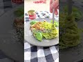 ジェノベーゼスパゲッティ【pestogenovese】バジルで作ったペーストソースとパスタを合わせた香り豊かな1皿