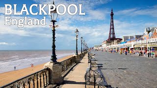 Blackpool, England 🇬🇧 - Walking Tour 4K