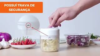 Mini Triturador de Alimentos Elétrico