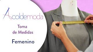 Toma de Medidas - Femenino - Acoldemoda