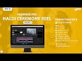 Haldi Reel Premiere Pro Project | Best Haldi Cinematic Reel  2025 | ZD010