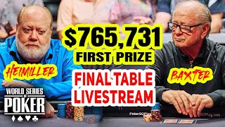 World Series of Poker 2023 | $1,000 Seniors Championship Final Table with $765,731 First Prize