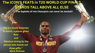 Marlon Samuels (The ICON'S )Feats in T20 WORLD CUP FINALS STANDS TALL ABOVE ALL ELSE