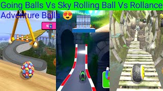 Going Balls Vs Sky Rolling Ball 3D VS Rollance Adventure Balls SpeedRun Gameplay New Update 01