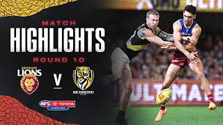 Brisbane Lions v Richmond Highlights | Round 10, 2024 | AFL