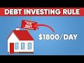Why All Millionaires Follow The Debt Investing Rule